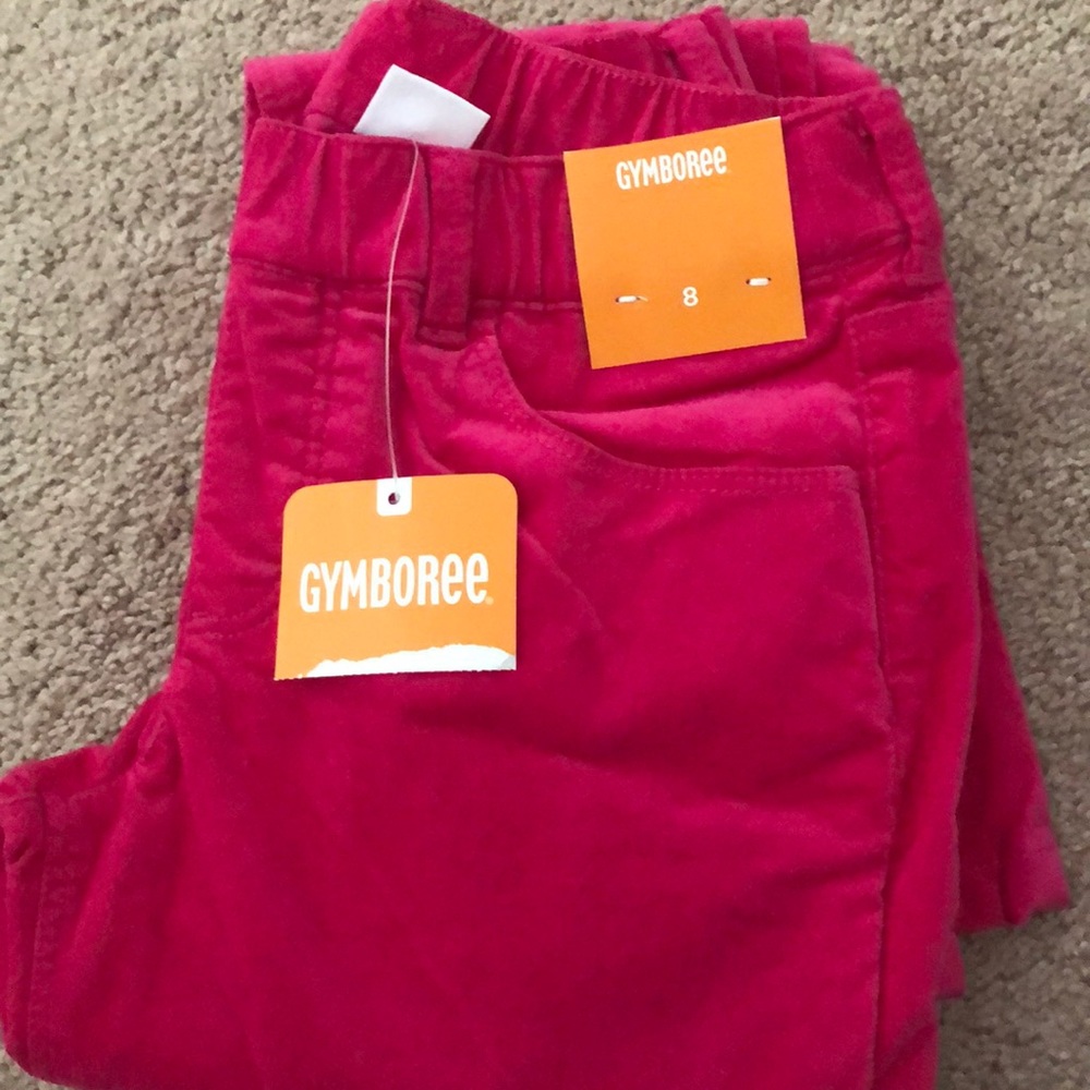 Pink velour, new with tags, pants